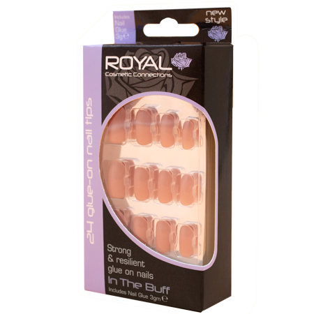 Royal Artificial Nails In the Buff - 24 pcs