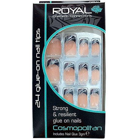 Royal Artificial Nail Cosmopolitan 24 items.