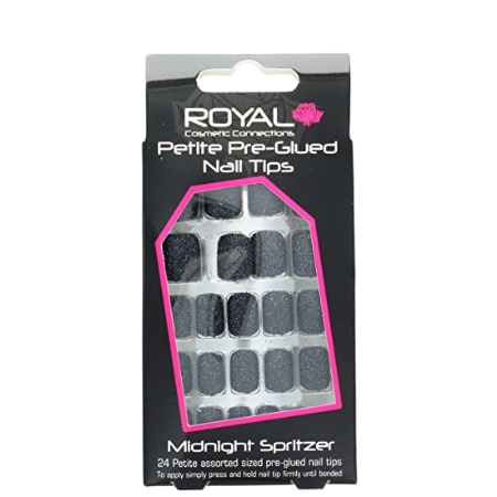 Royal Nail Tips Midnight Spritzer Petite - 24 pcs