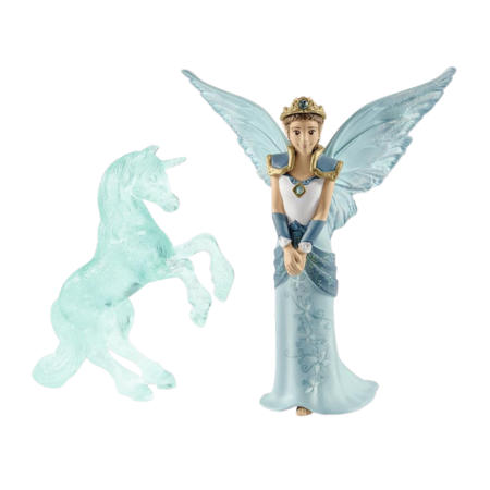 Schleich Hayaia Eyela & Unicorn -Eisskulptur