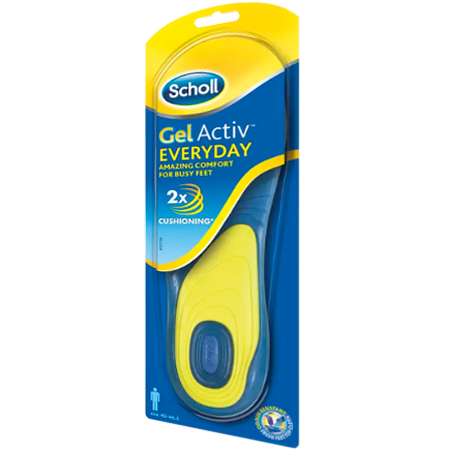 Scholl Gelactiv Work Insoles - Μέγεθος 40-46.5