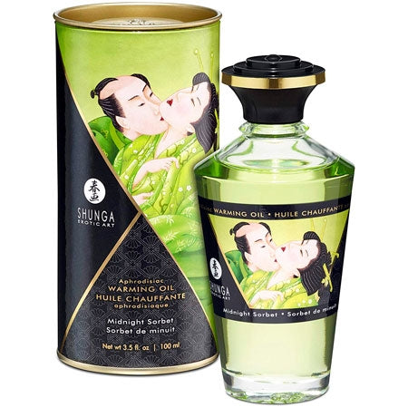 Shunga Midnight Sorbet Vararmende Massage Oil - 100 ml