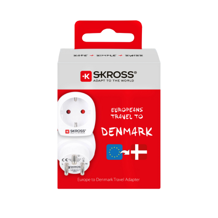 Skross Country Adapter Europe till Danmark