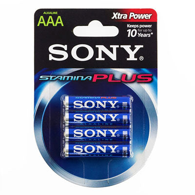 Sony Plus AAA Alkaline Batterien - 4 PCs