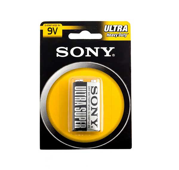 Sony Ultra 6F22 9V Zinc-Carbon