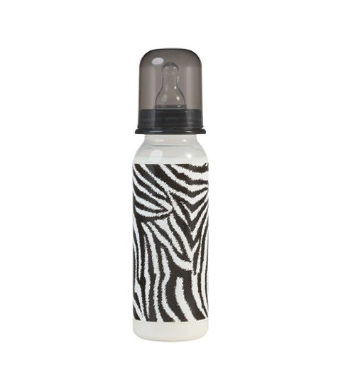 Rock Star Baby Feeding Bottle - Zebra - BPA grátis