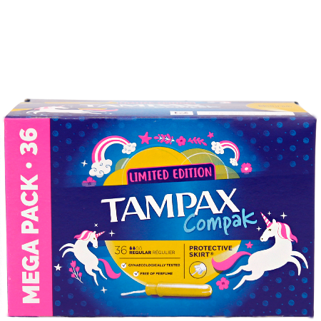 Tampax Limited Edition Compak Redovito tamponi - 36 PCS