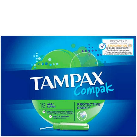 Tampax Compak Super Tamponer - 18 predmeta