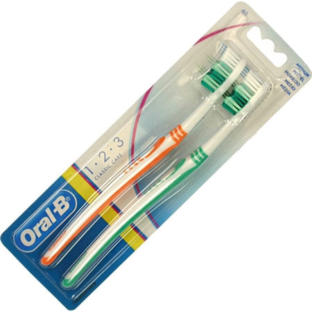 Oral-B 1-2-3 Klassische Pflege 40-2 Artikel. Assorteret