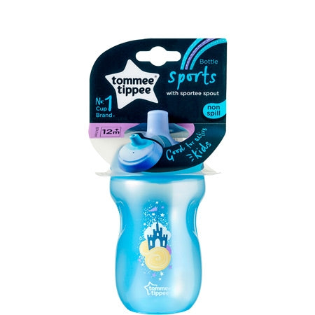 Tommee Tippee Sports Flasche 12 Monate + Blau