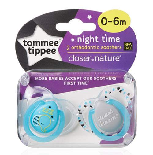 Tommee Tippee CTN 0-6 LUNI NOAPTE NOAPTE - Albastru