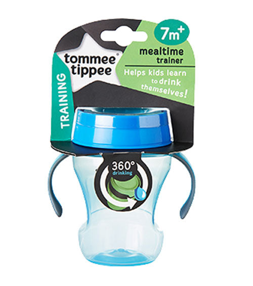 Tommee Tippee 360 ​​Essenstrainer Cup 7 Monate+ Blau