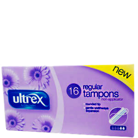 Ultrex Tampons Regular - 16 PC -uri