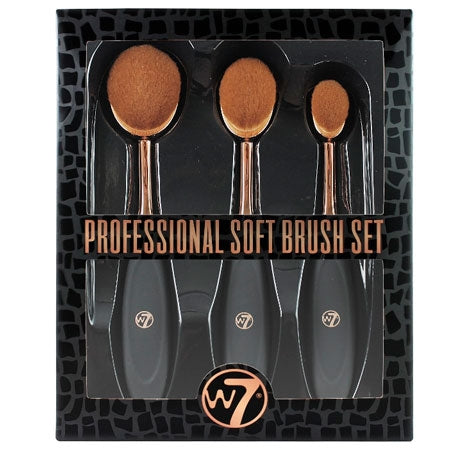 W7 3 Piece Professional Soft Brush Set