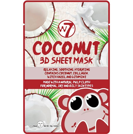 W7 3D Coconut Sheet Mask