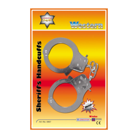 Wicke Western Sheriff Handcuffs - Metal