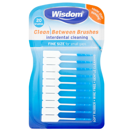 Wisdom Fine InterDental Brushes - 20 бр.